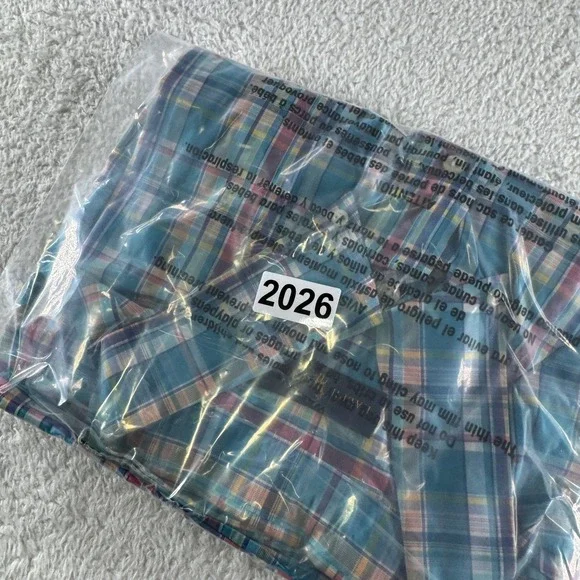 Ralph Lauren Classic Fit Long Sleeve Dress Shirt Blue Pink Check XXL Men's Pony - Picture 9 of 9